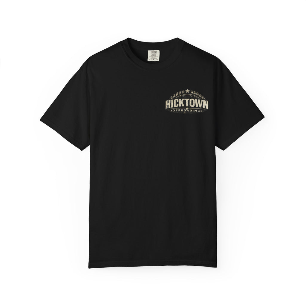 Hicktown Built in America T-Shirt — 1776–2026 250 Years of Freedom Vintage Flag Tee
