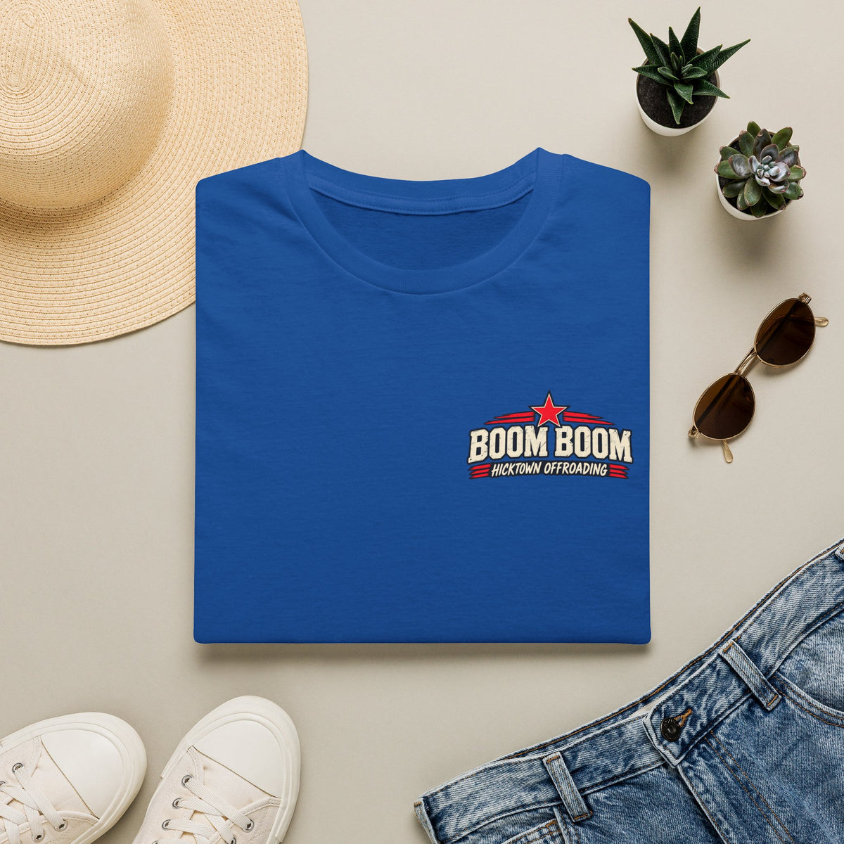 Boom Boom Motorsports T‑Shirt — Retro Off‑Roading Logo Tee