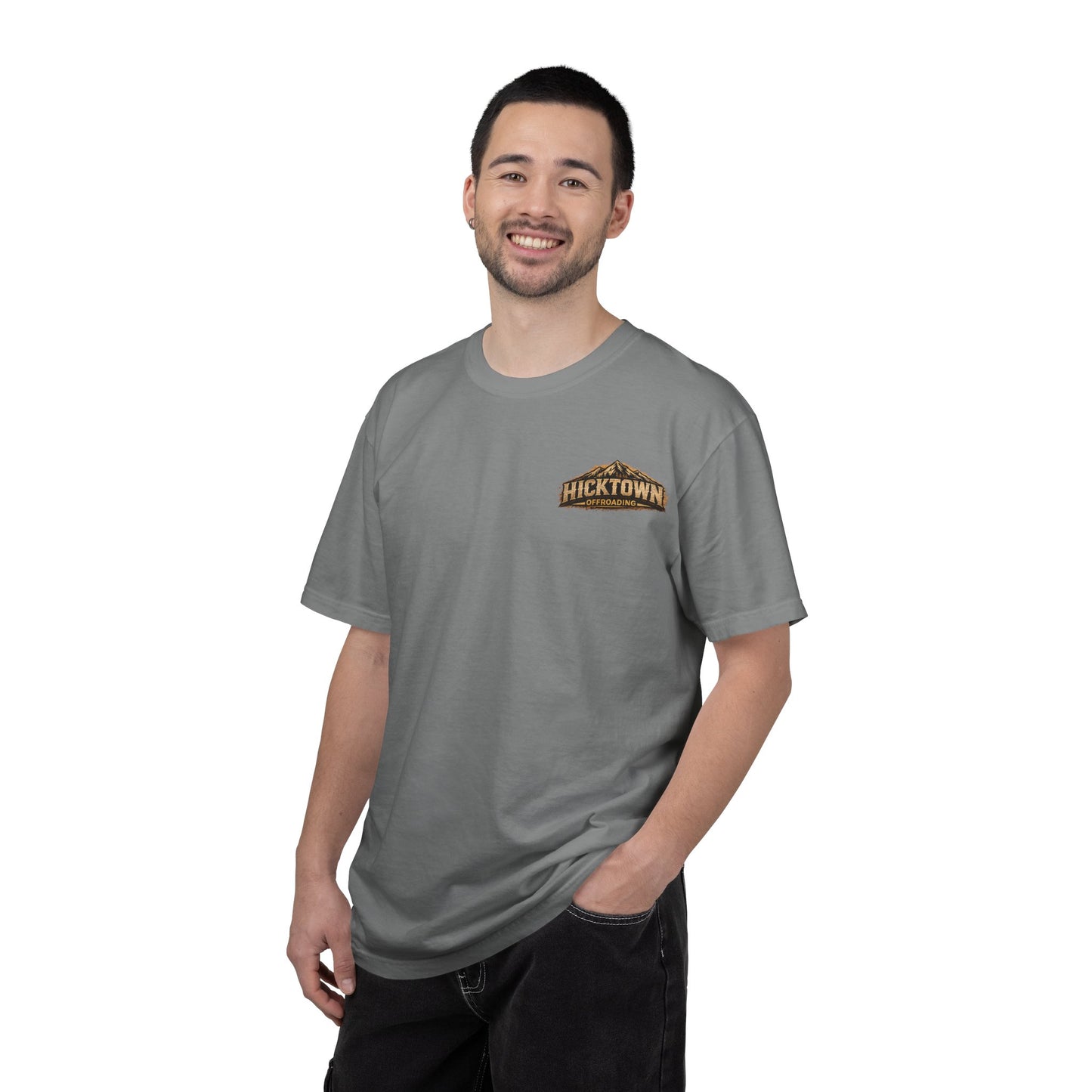 Hicktown Offroading Garage T-Shirt featuring Doc Holliday and Monkey Business
