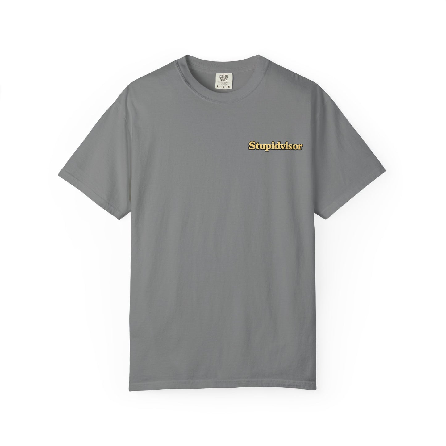 Hicktown Offroading T-Shirt — 'Stupidvisor' Chest Logo, Back Graphic