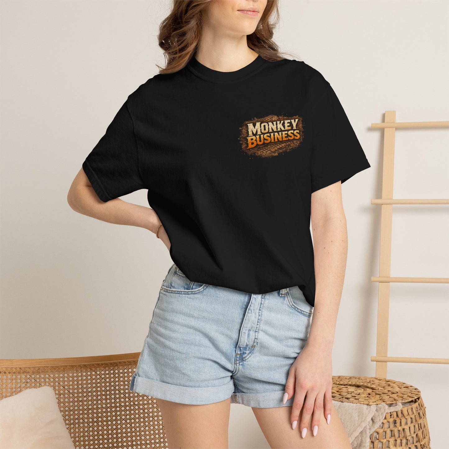 Monkey Business Jeep T-Shirt — Vintage Off-Road Graphic Tee