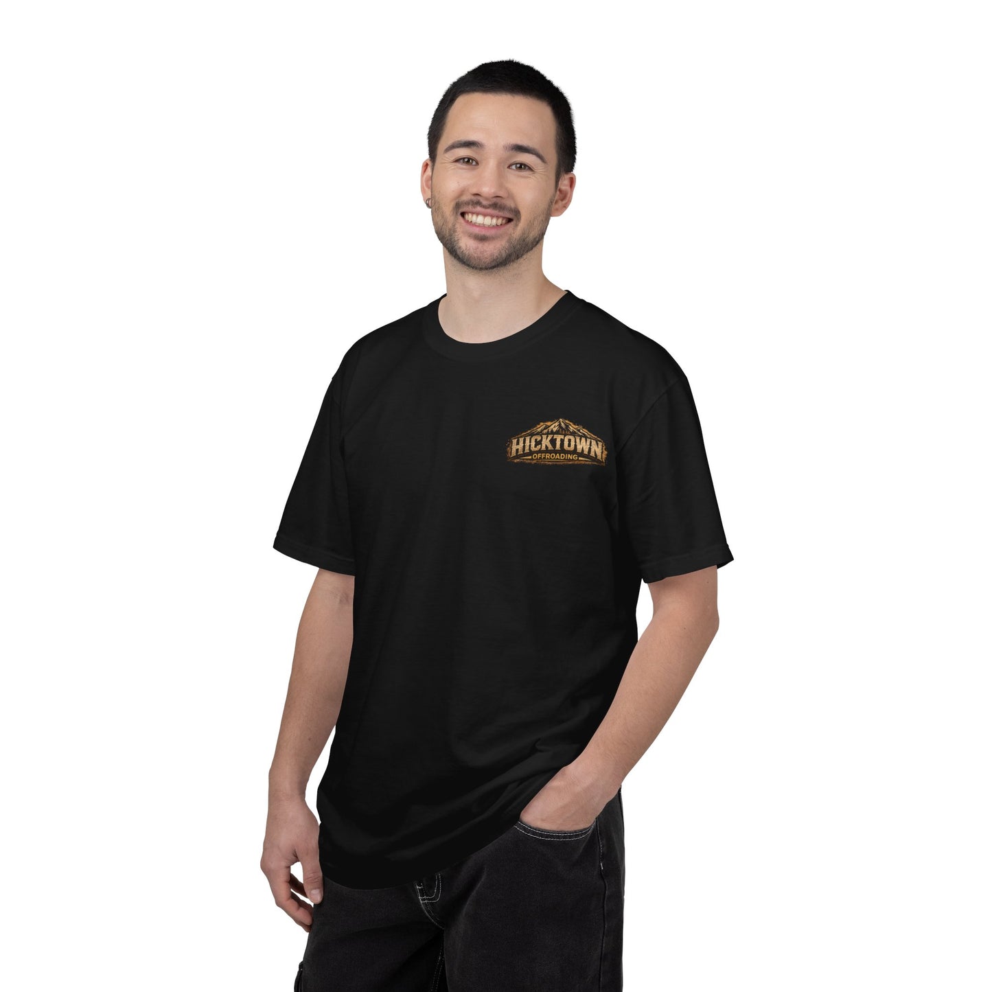 Hicktown Offroading Garage T-Shirt featuring Doc Holliday and Monkey Business