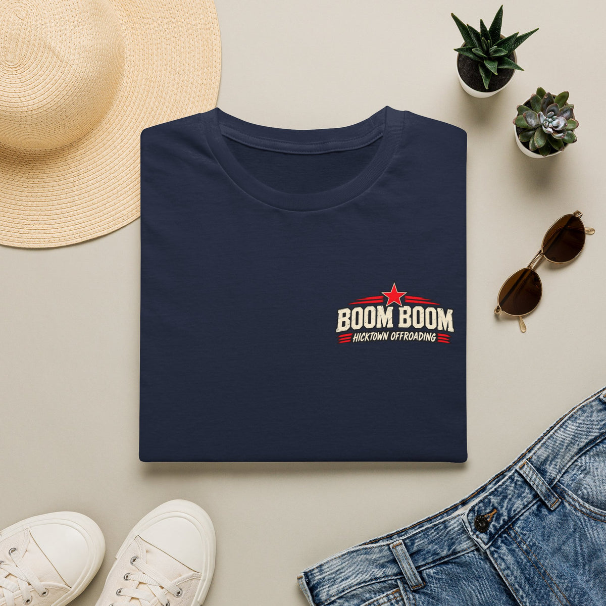 Boom Boom Motorsports T‑Shirt — Retro Off‑Roading Logo Tee
