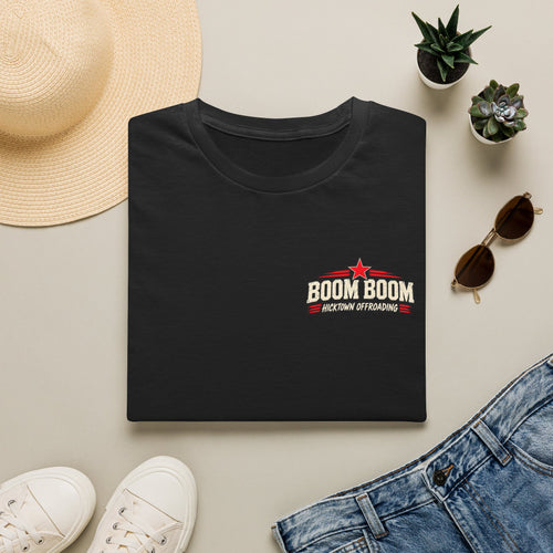 Boom Boom Motorsports T‑Shirt — Retro Off‑Roading Logo Tee
